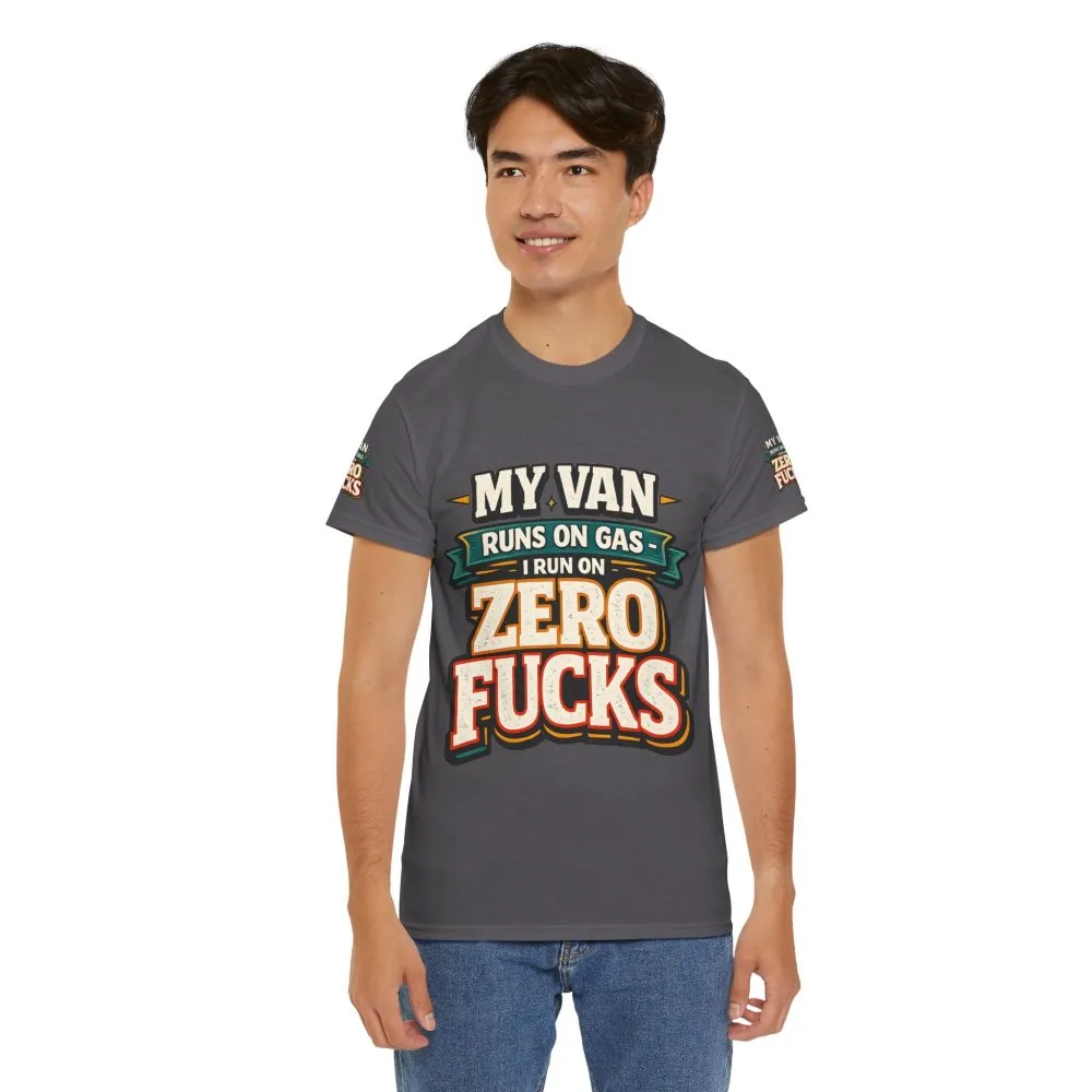 5392088345789159451_2048.jpeg Unisex Heavy Cotton Tee — "My Van Runs On Gas" Design F**K-Line