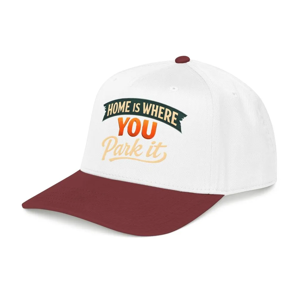 Baseball Cap - "Home Is where You Park It" Design Scenic-Line