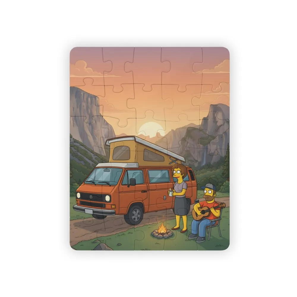 Kids' 30‑Piece Camping Puzzle — Camping Adventure Jigsaw for Toddlers