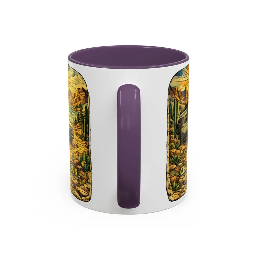 5439472876632875883_2048.jpeg Accent Coffee Mug (11, 15oz) — "Chase The Sun" Design Cubic-Line