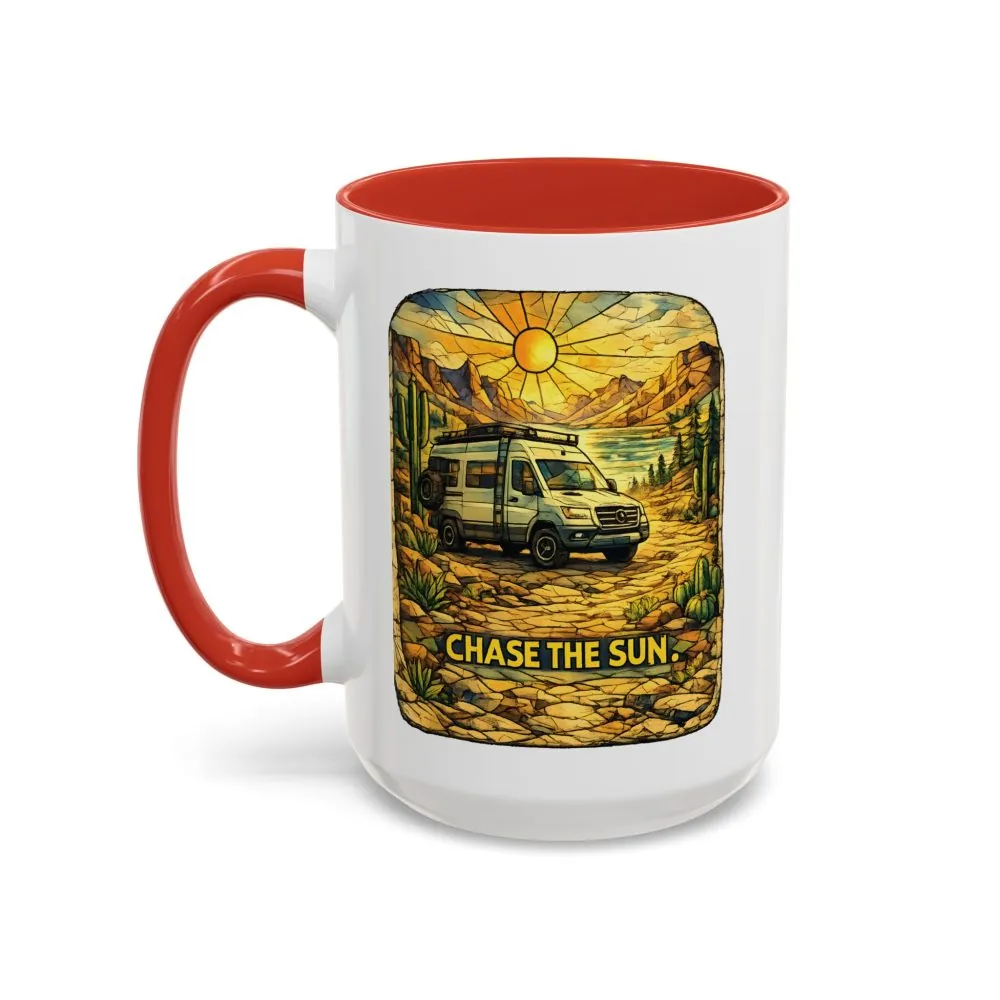 5447040284948851129_2048.jpeg Accent Coffee Mug (11, 15oz) — "Chase The Sun" Design Cubic-Line