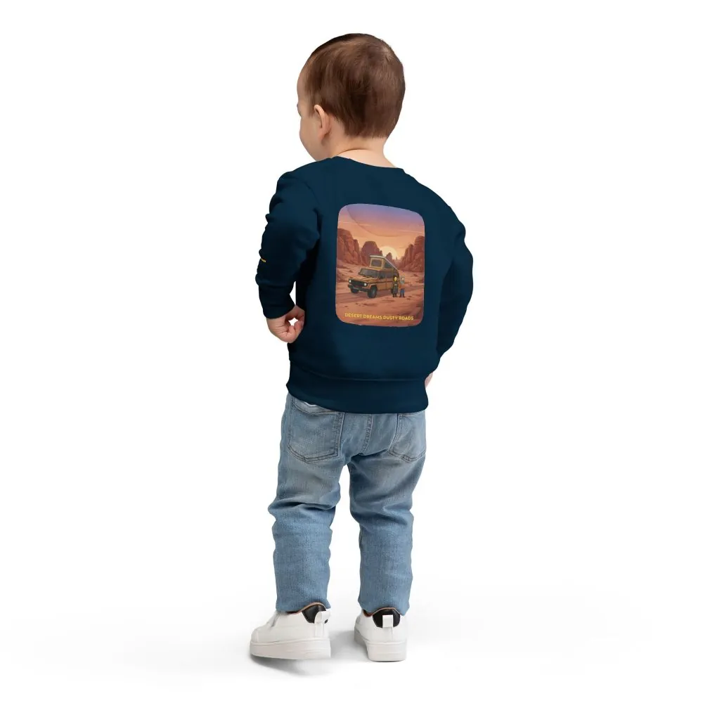 Toddler Sweatshirt - "Desert Dreams Dusty Roads" (Design Sitcom-Line)