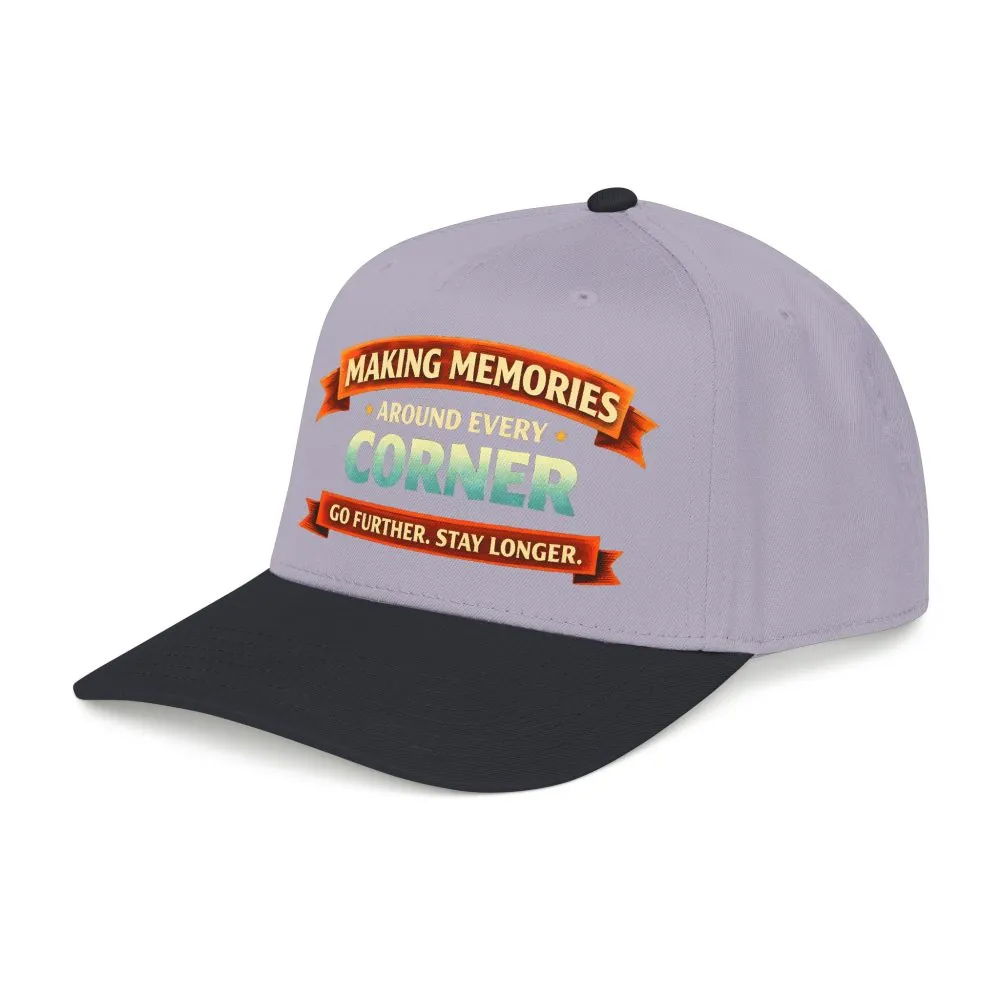 Baseball Cap - "Making Memories Around Every Corner" Design Scenic-Line