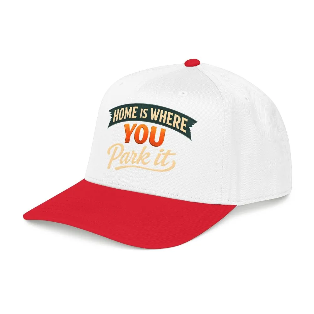Baseball Cap - "Home Is where You Park It" Design Scenic-Line