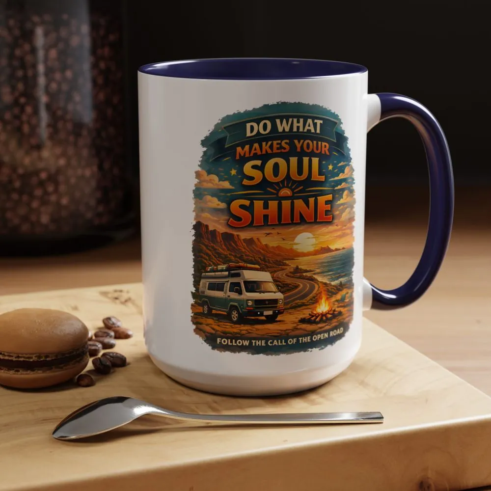 548921945337168482_2048.jpeg Accent Coffee Mug (11, 15oz) — "Do What Makes Your Soul Shine" Design Scenic-Line