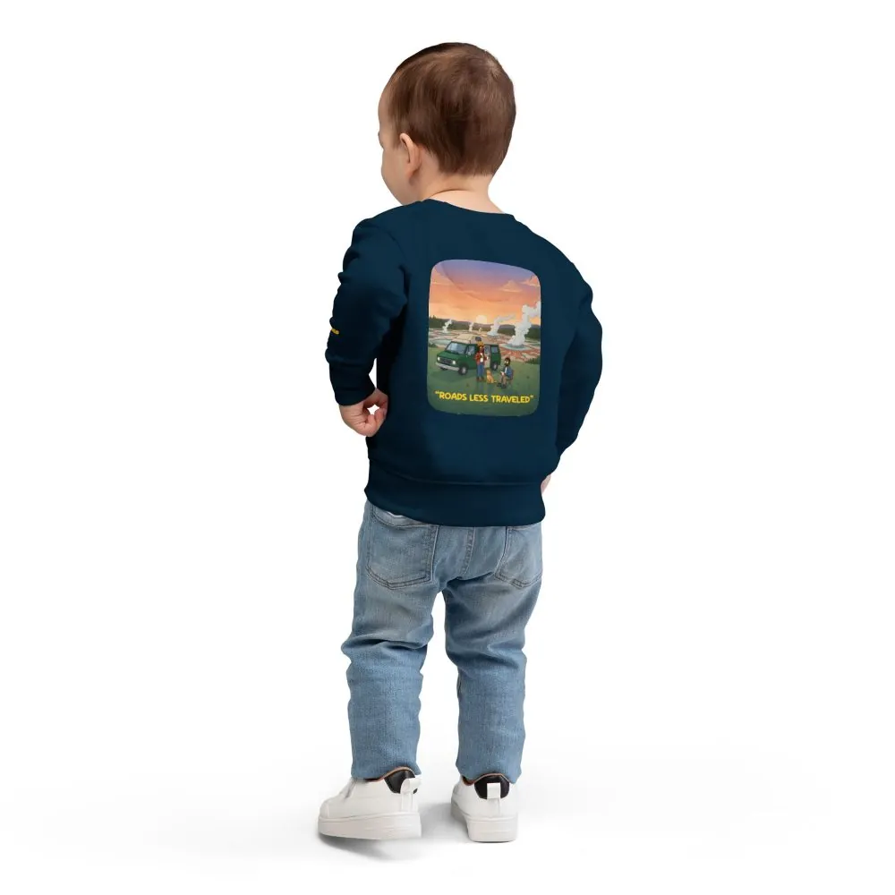 Toddler Sweatshirt - "Roads Less Traveled" (Design Sitcom-Line)