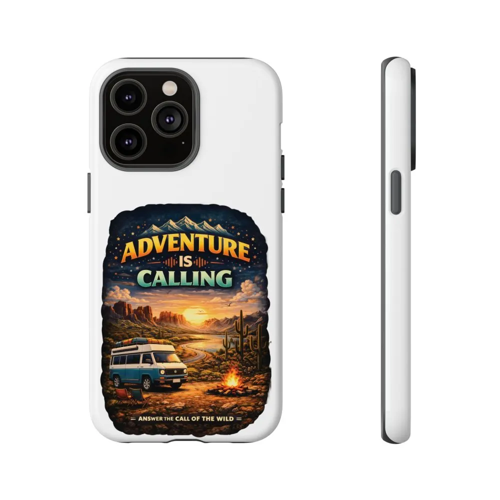 Phone Case — "Adventure Is Calling" (Design Scenic-Line)