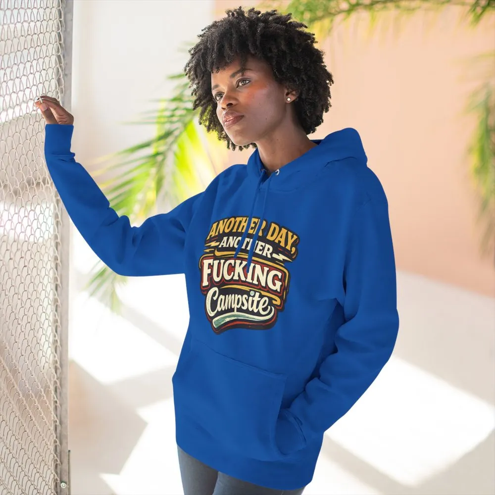 Three-Panel Fleece Hoodie - "Another Day" Design F**K-Line