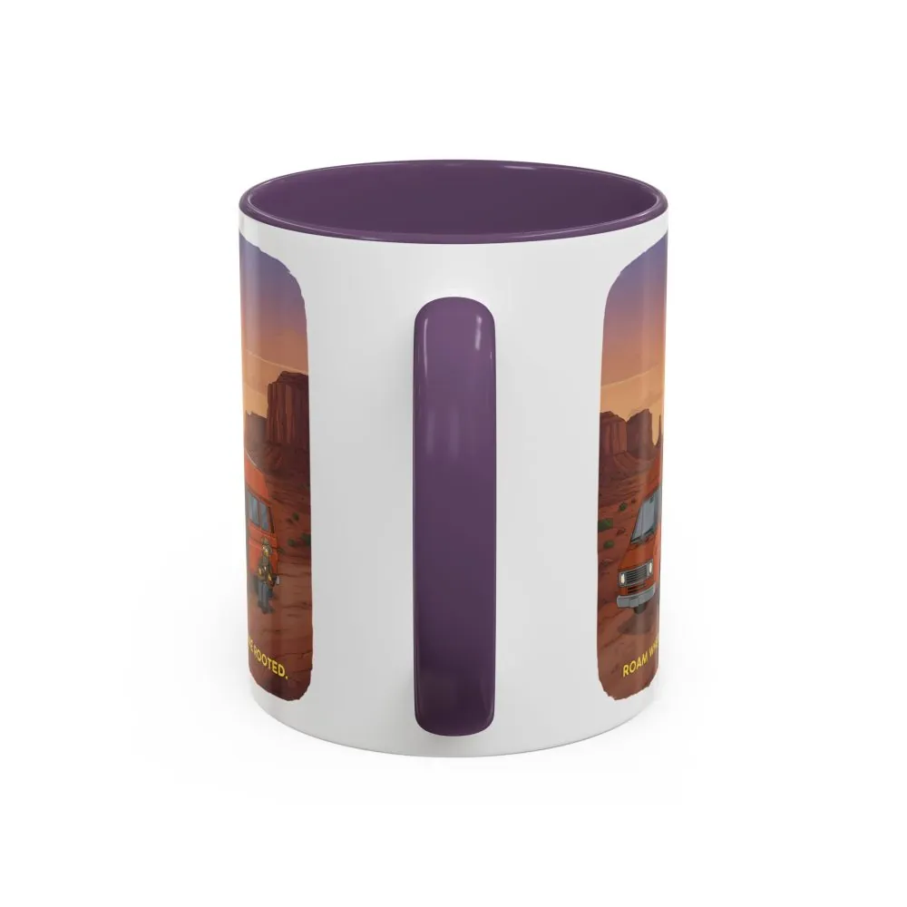5589581651521093461_2048.jpeg Accent Coffee Mug (11, 15oz) — "Roam Where You Are Rooted" Design Sitcom-Line