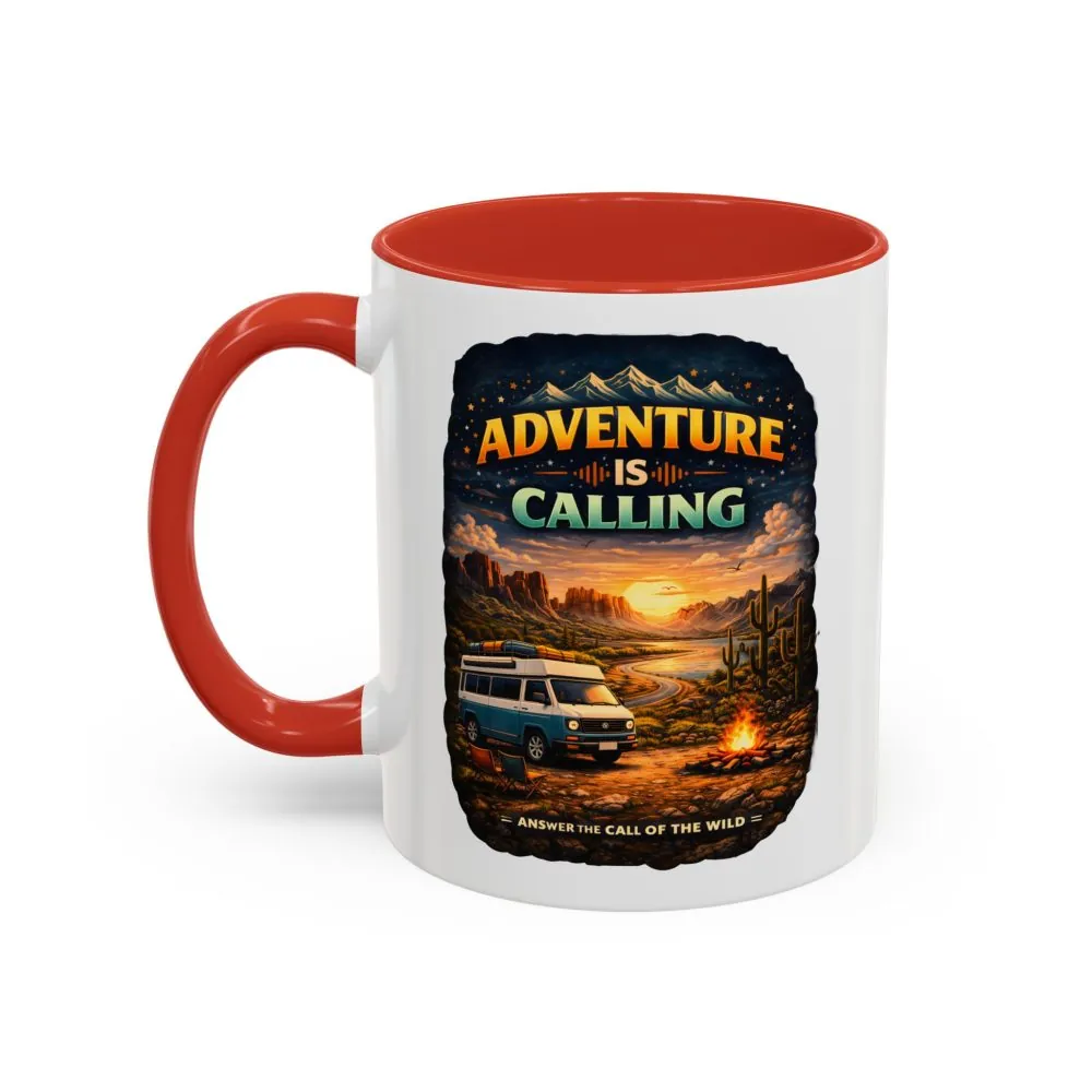 5610202982761935385_2048.jpeg Accent Coffee Mug (11, 15oz) — "Adventure Is Calling" Design Scenic-Line