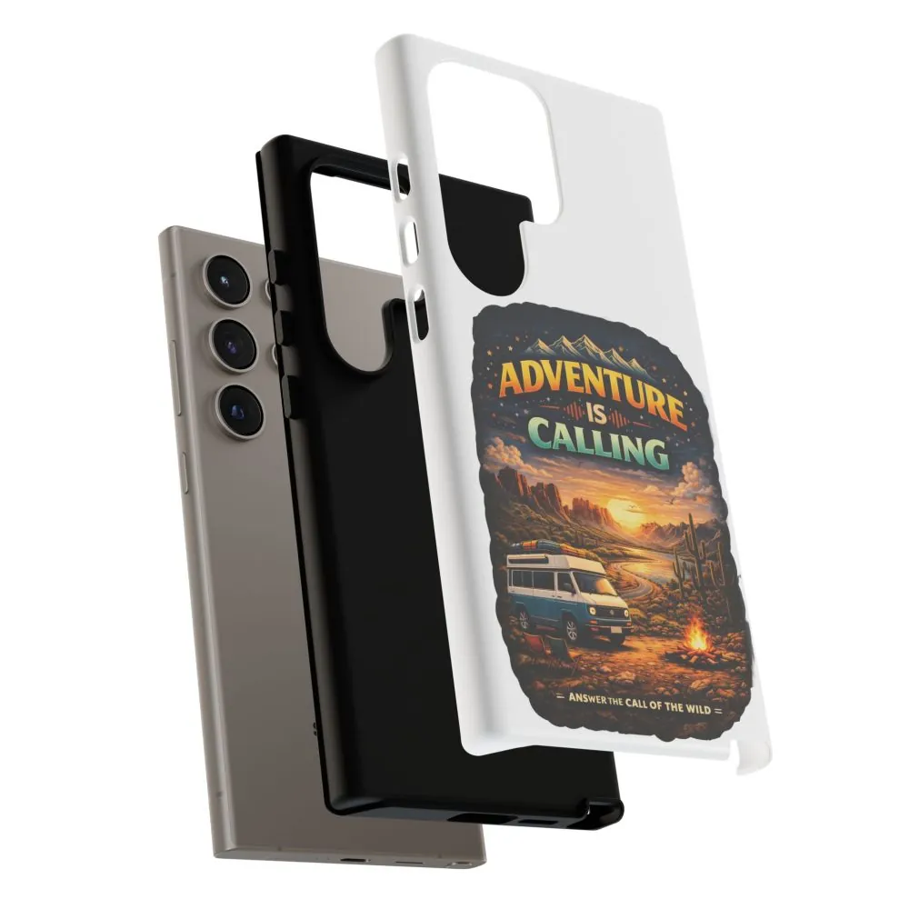 Phone Case — "Adventure Is Calling" (Design Scenic-Line)