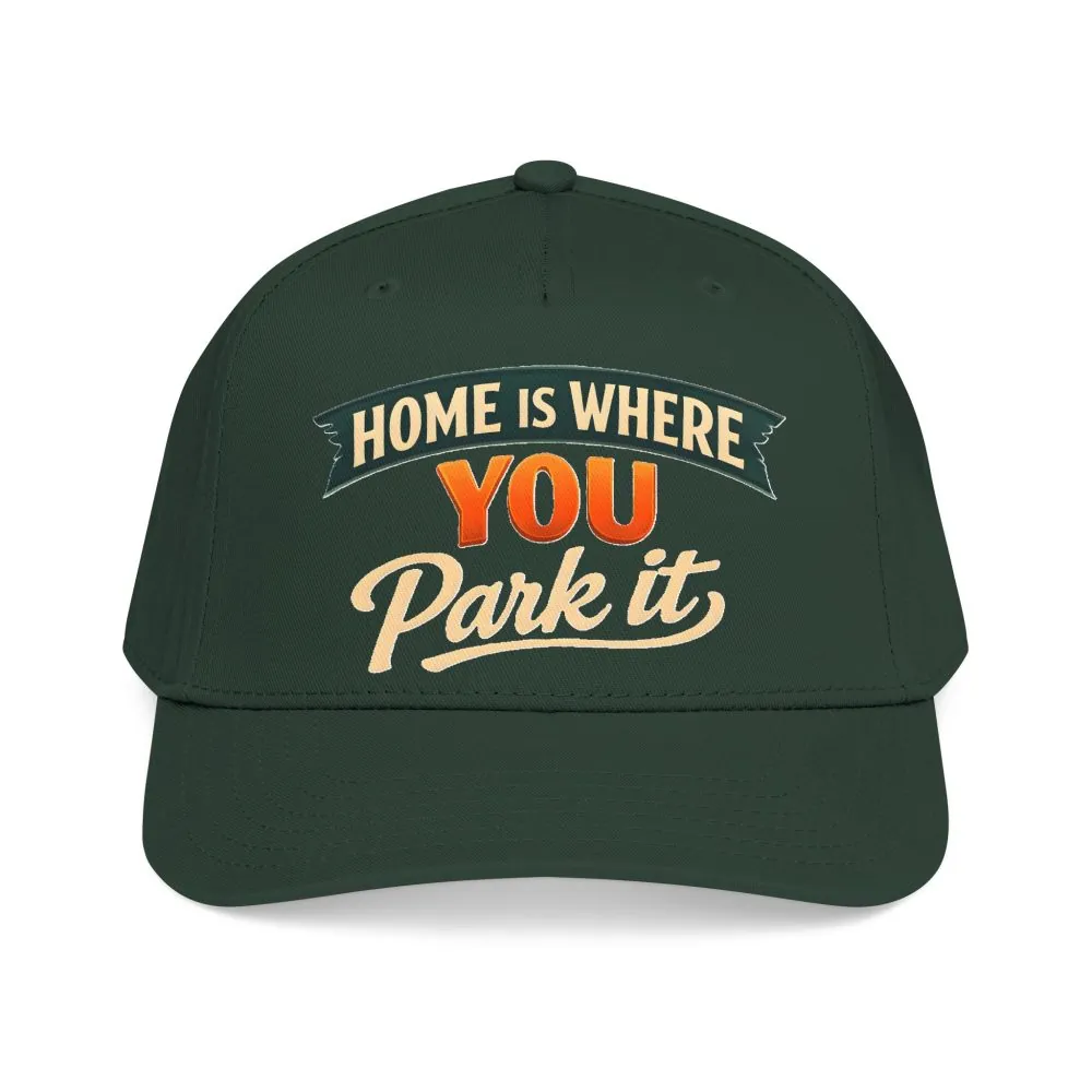Baseball Cap - "Home Is where You Park It" Design Scenic-Line