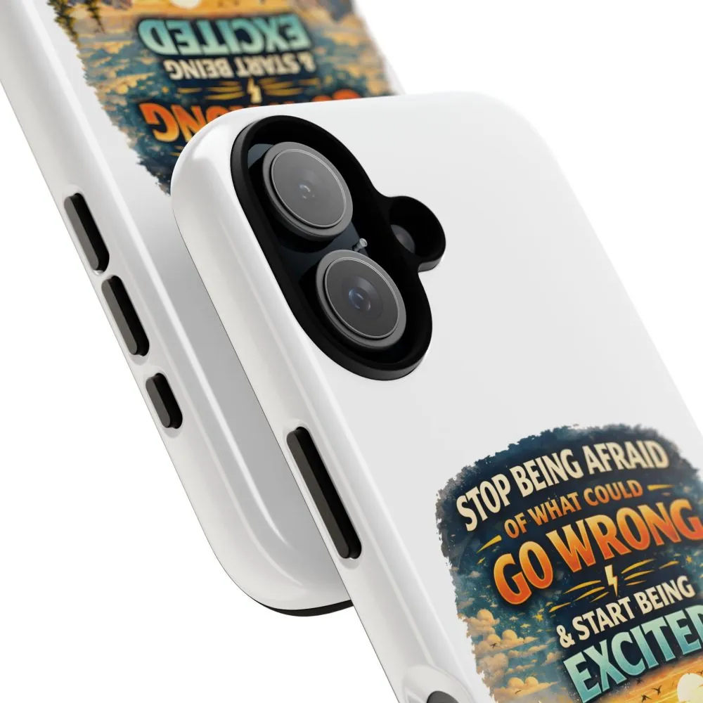 5681056190239541136_2048.jpeg Phone Case — "Stop Being Afraid" (Design Scenic-Line)