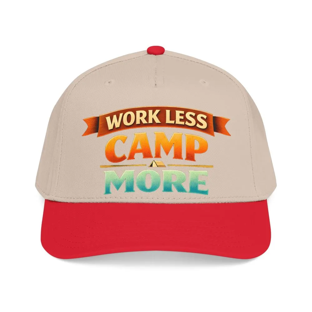 5684159761366097493_2048.jpeg Baseball Cap - "Work Less-Camp More" Design Scenic-Line