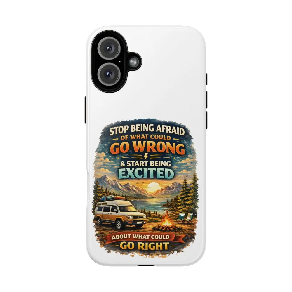 569040719500332783_2048.jpeg Phone Case — "Stop Being Afraid" (Design Scenic-Line)