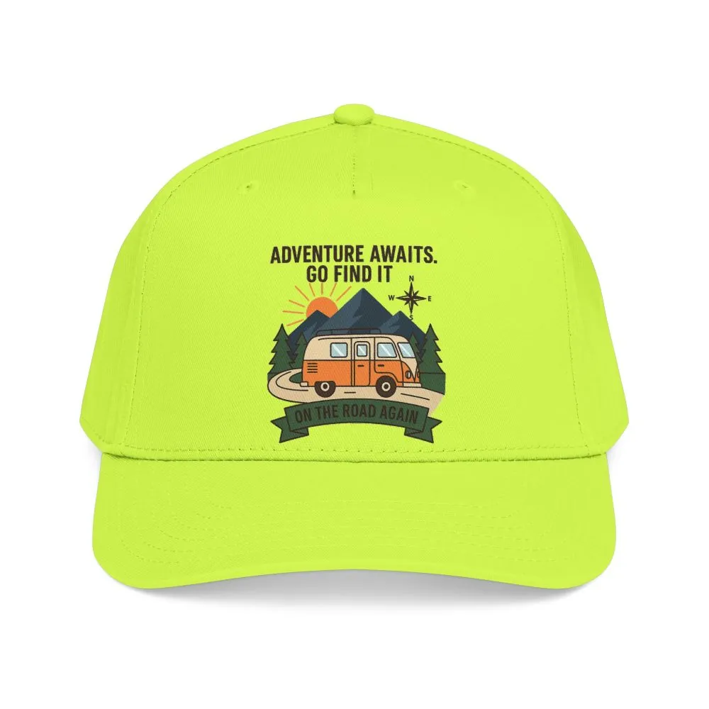 Baseball Cap - "Adventure Awaits" Outdoor Travel Hat