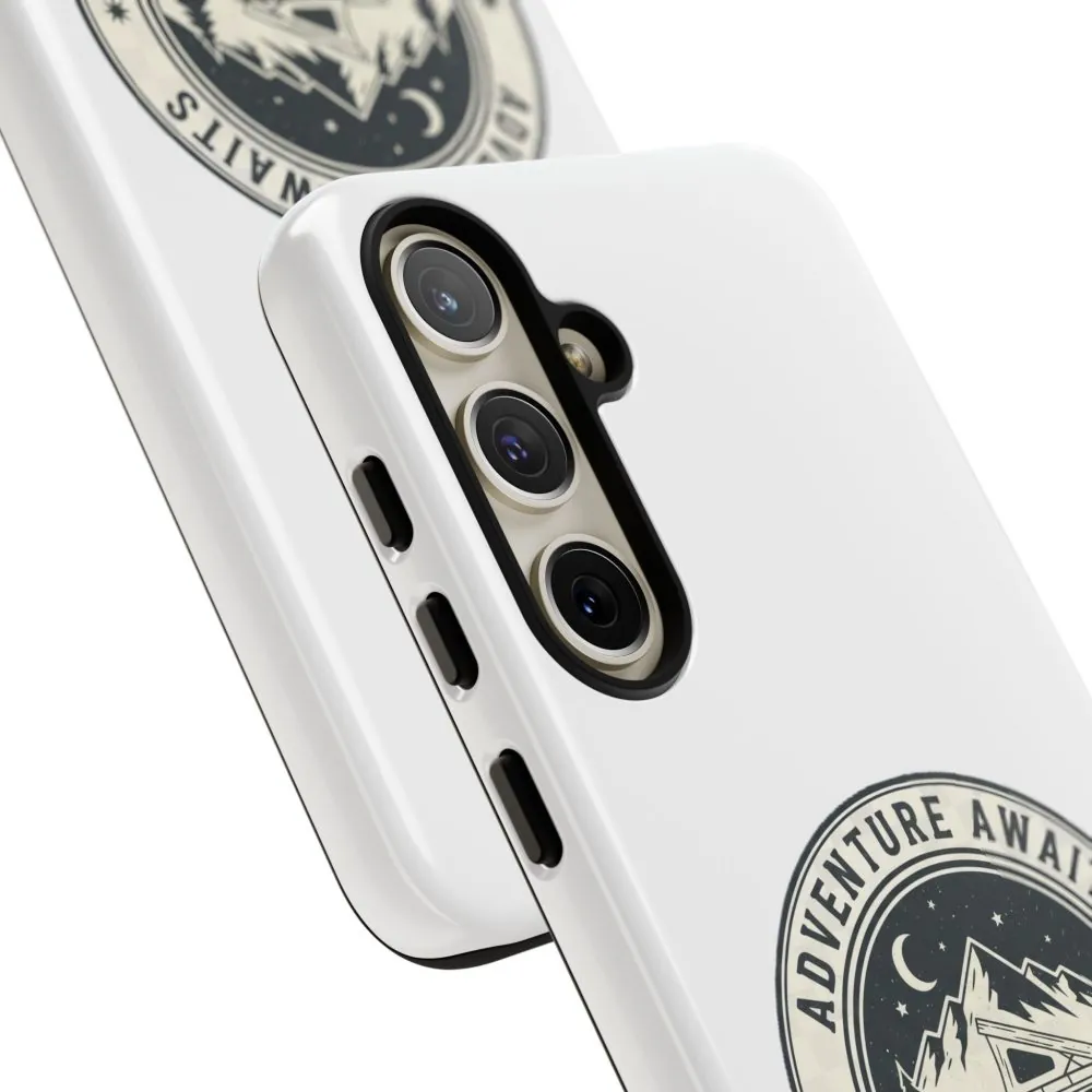 Phone Case — "Adventure Awaits-Go Where You Feel Most Alive" Camper Van Design