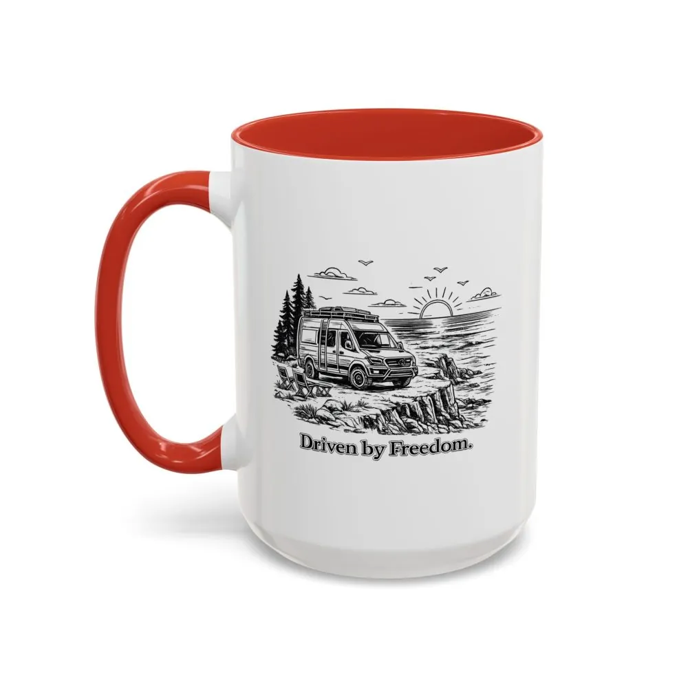 5803744804734396107_2048.jpeg Accent Coffee Mug (11, 15oz) — "Driven By Freedom" Design Minimal-Line