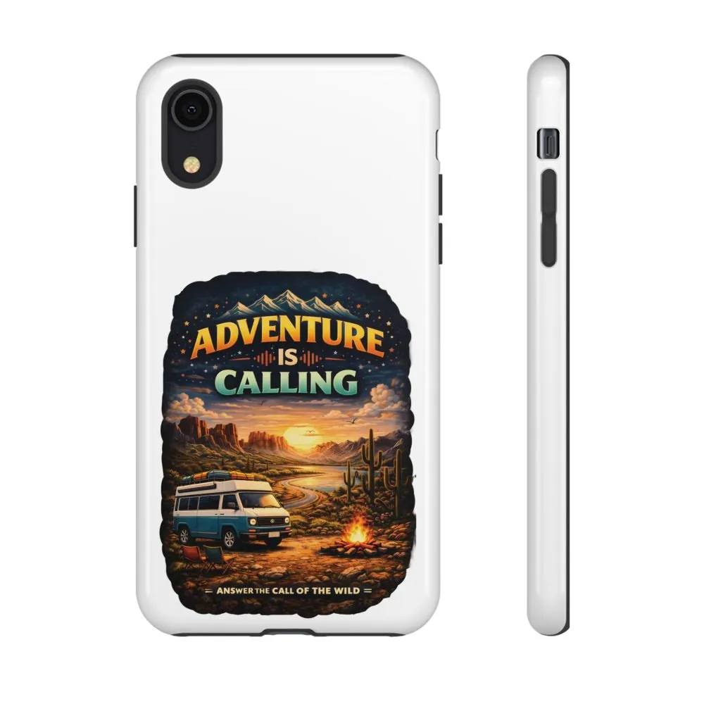 Phone Case — "Adventure Is Calling" (Design Scenic-Line)