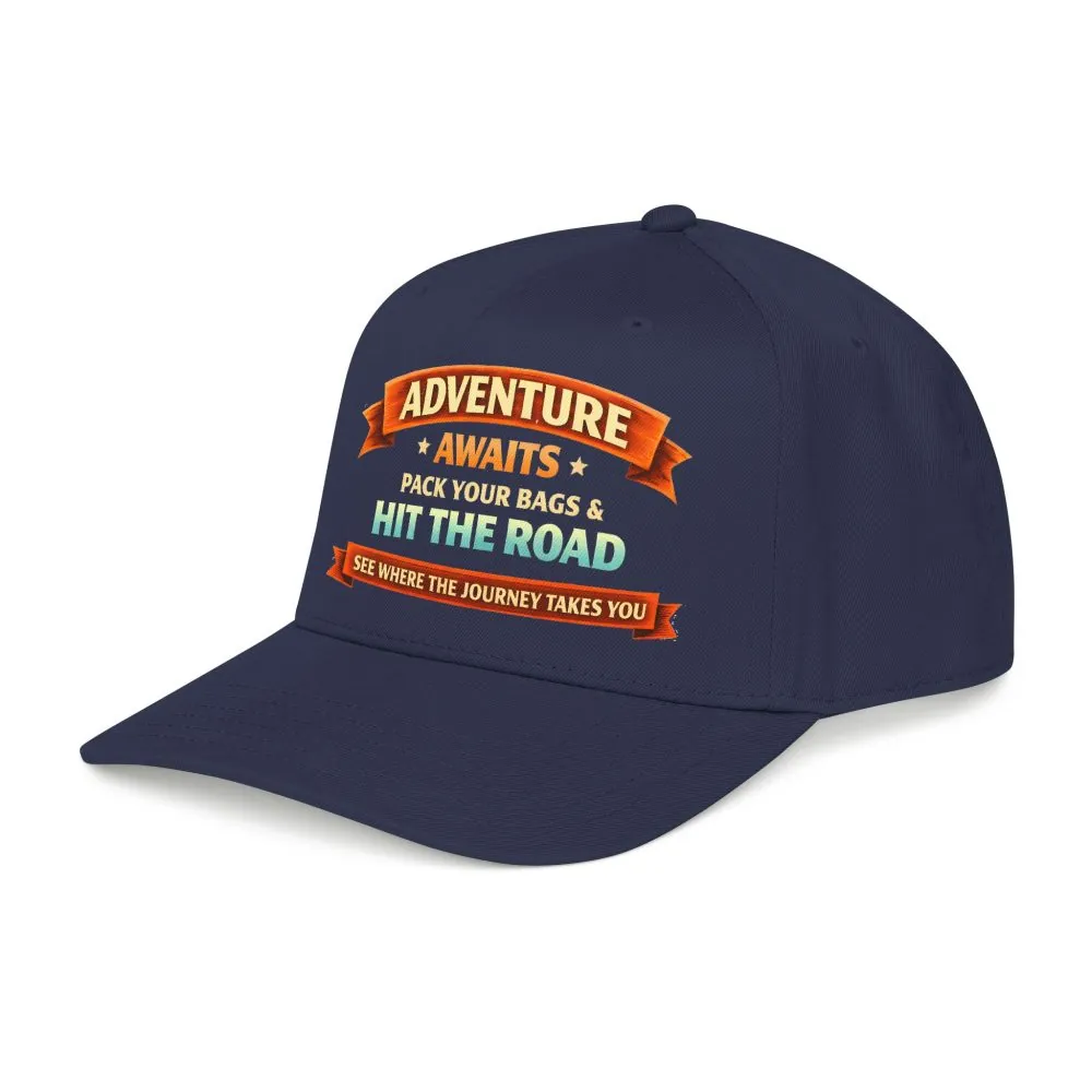 5804450380377843617_2048.jpeg Baseball Cap - "Adventure Awaits-Pack Your Bags" Design Scenic-Line