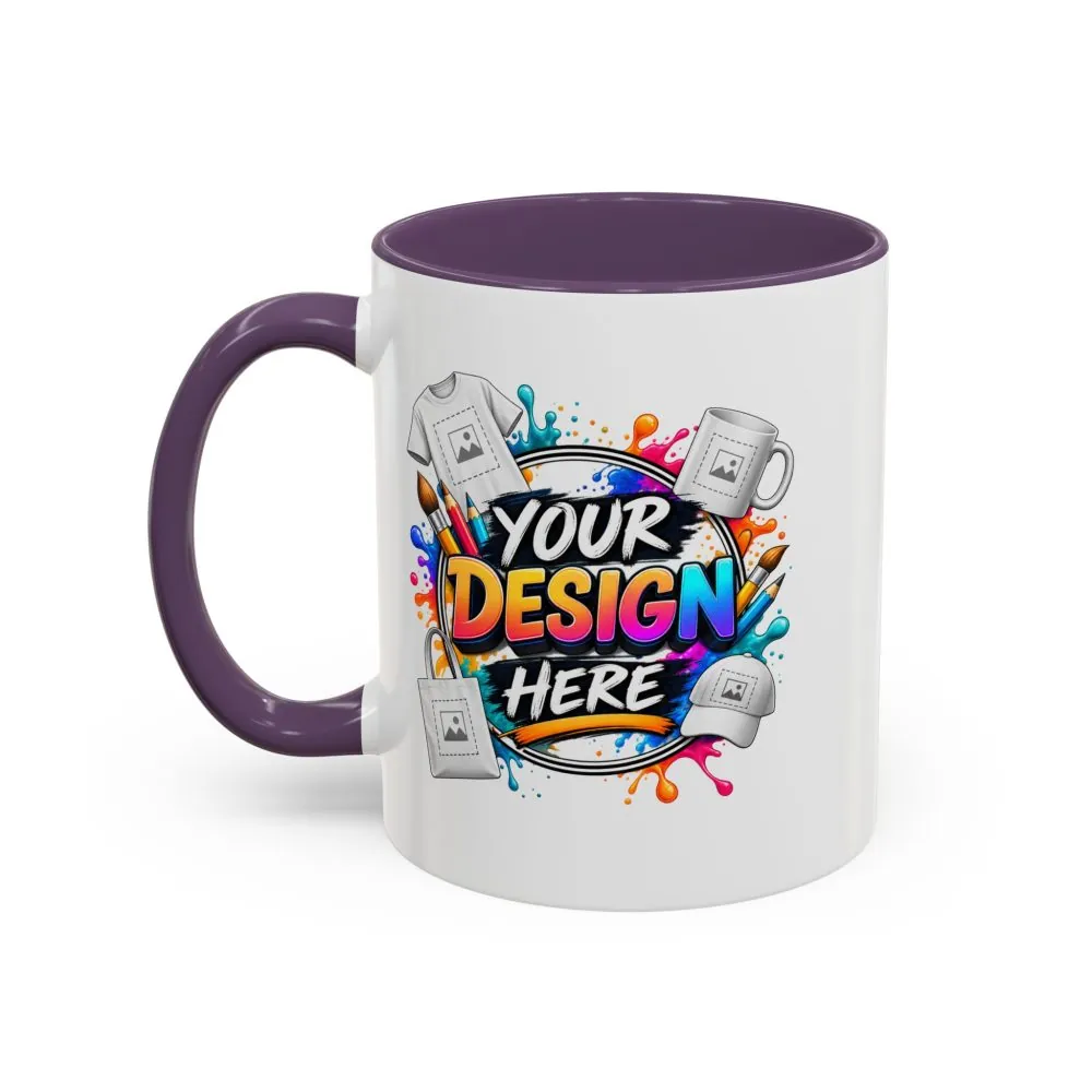5813501032594098578_2048.jpeg Accent Coffee Mug — Colorful 'Your Design Here' Artist Print (11/15 oz)