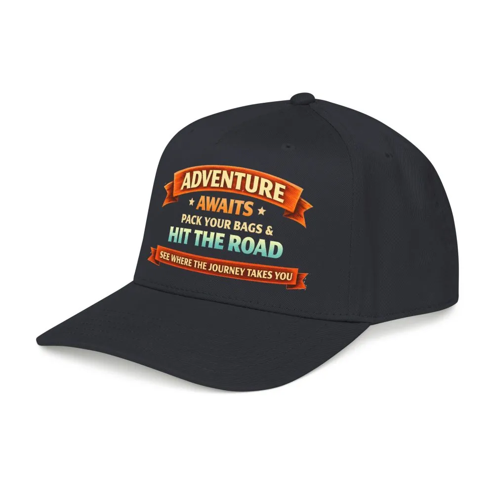 5817619703413278440_2048.jpeg Baseball Cap - "Adventure Awaits-Pack Your Bags" Design Scenic-Line