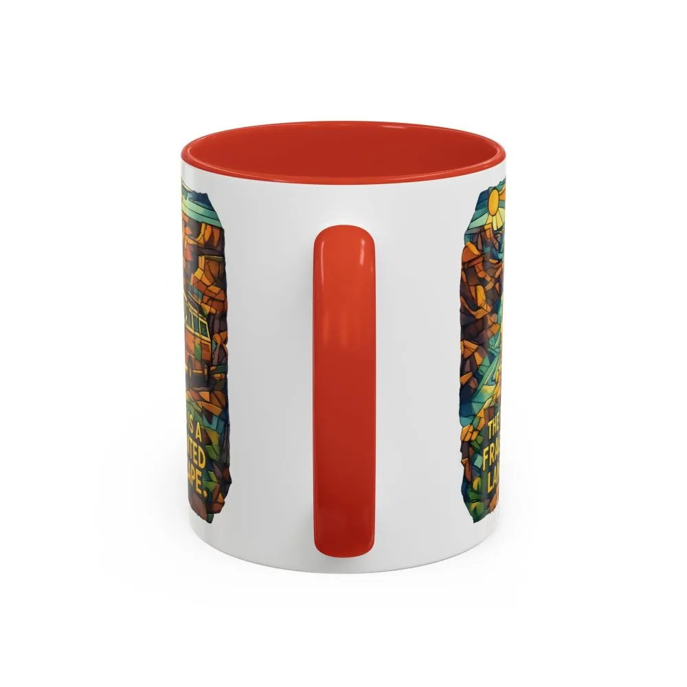 583809839848861055_2048.jpeg Accent Coffee Mug (11, 15oz) — "The Road Is A Fragmented Landscape" Design Cubic-Line