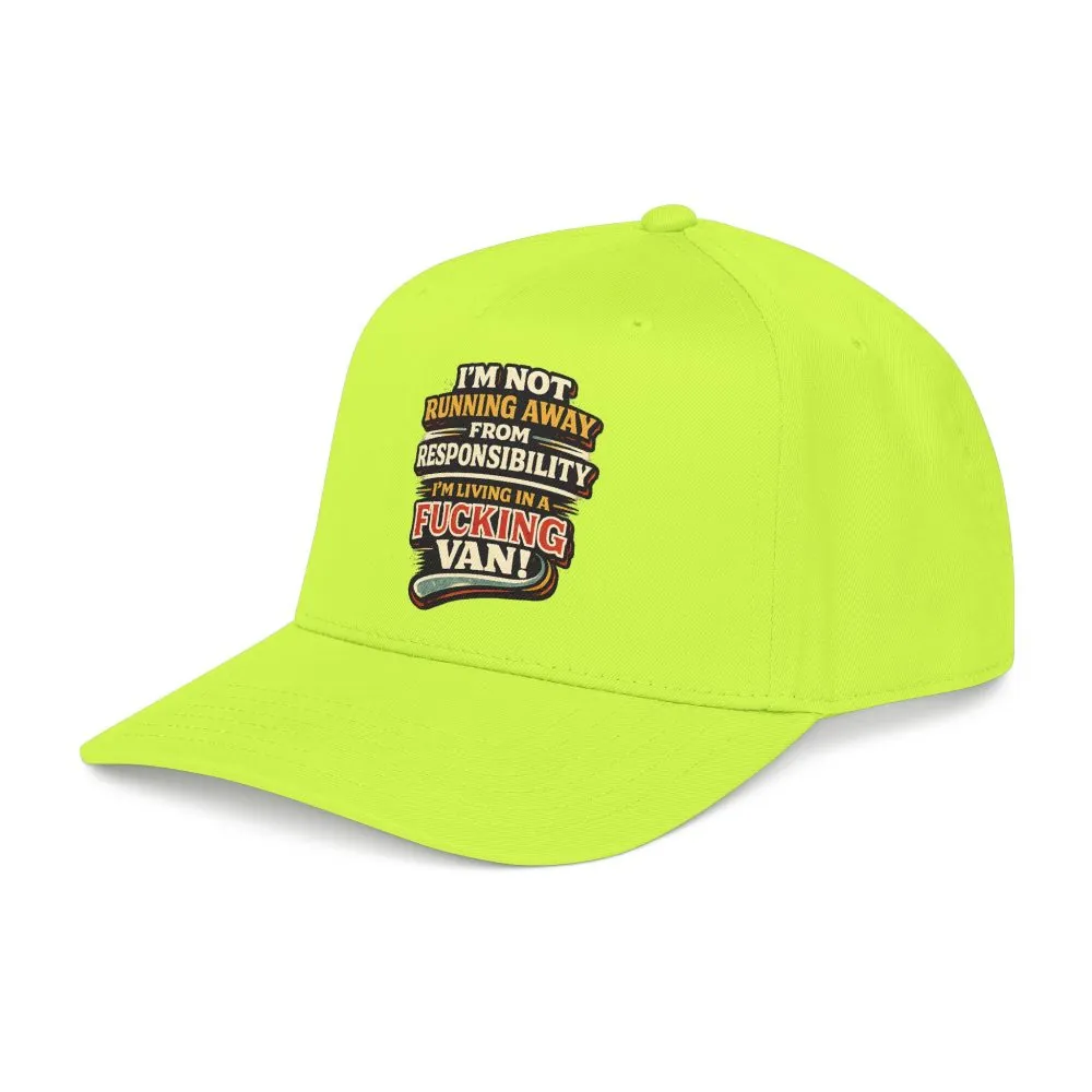 5848806766017239578_2048.jpeg Baseball Cap - "I`m Not running Away" Design F**K-Line