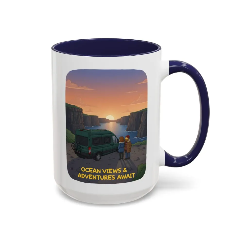 5855658280947834753_2048.jpeg Accent Coffee Mug (11, 15oz) — "Ocean Views-Adventures Awaits" Design Sitcom-Line