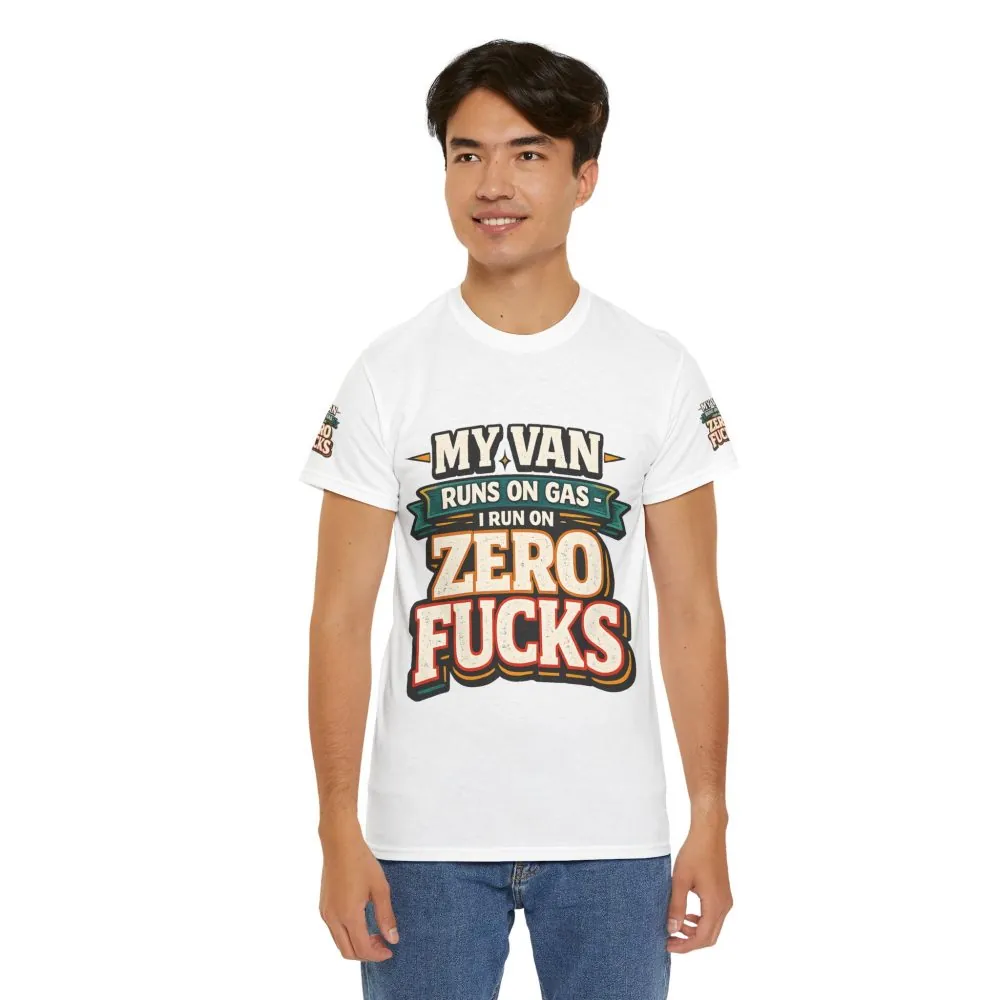 5877382788546700034_2048.jpeg Unisex Heavy Cotton Tee — "My Van Runs On Gas" Design F**K-Line