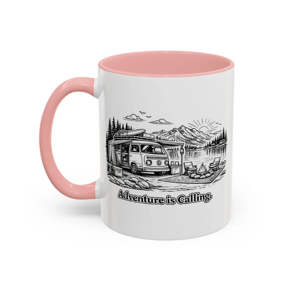 5887437864492728419_2048.jpeg Accent Coffee Mug (11, 15oz) — "Adventure Is Calling" Design Minimal-Line