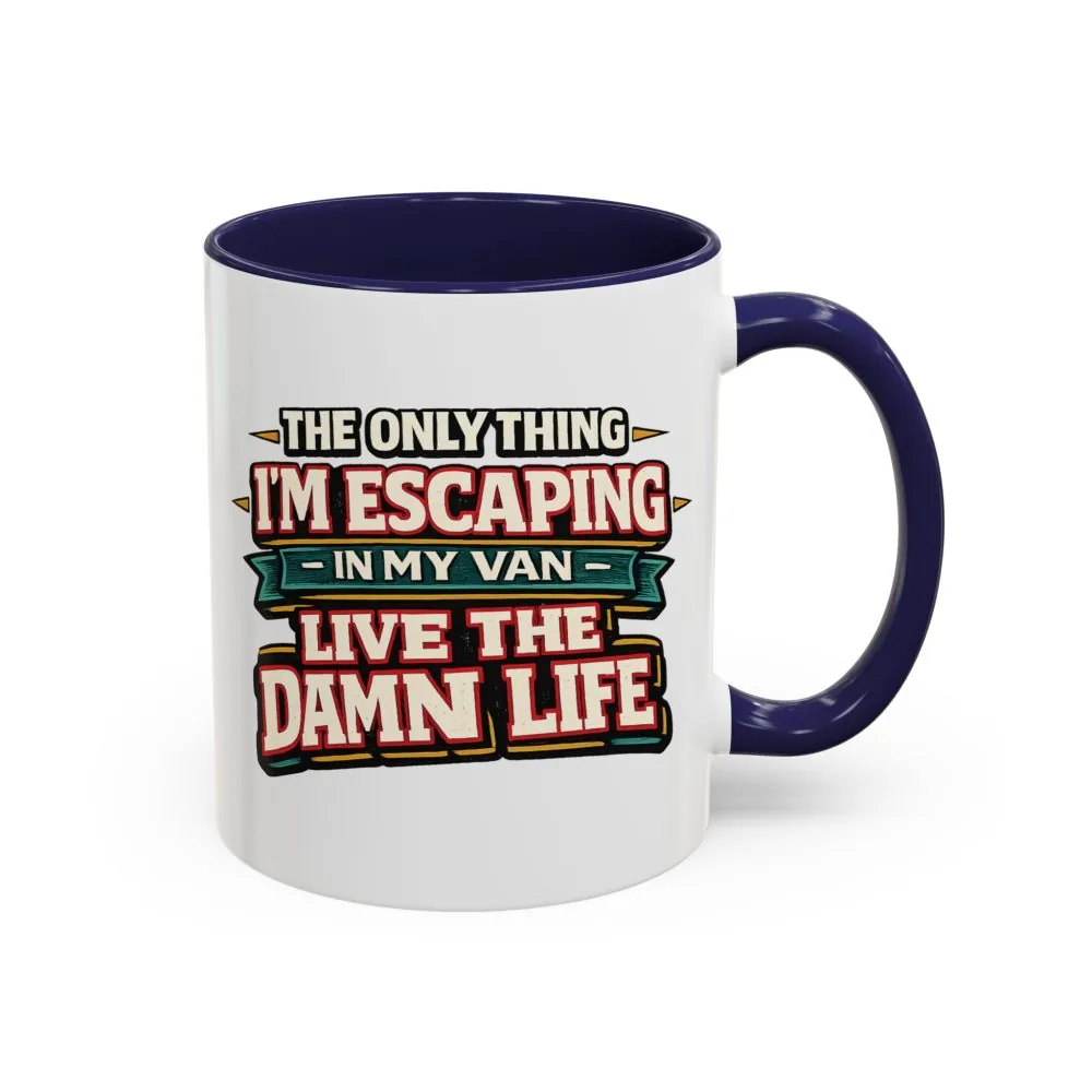 589238270947326547_2048.jpeg Accent Coffee Mug (11, 15oz) — "The Only Thing I´m Escaping" Design F**K-Line