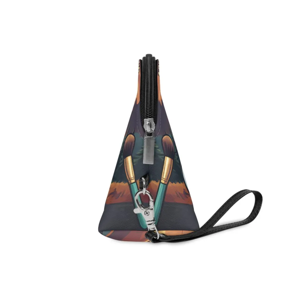 Makeup Bag — "Adventure Is My Aesthetic and My Foundation" campervan quoted