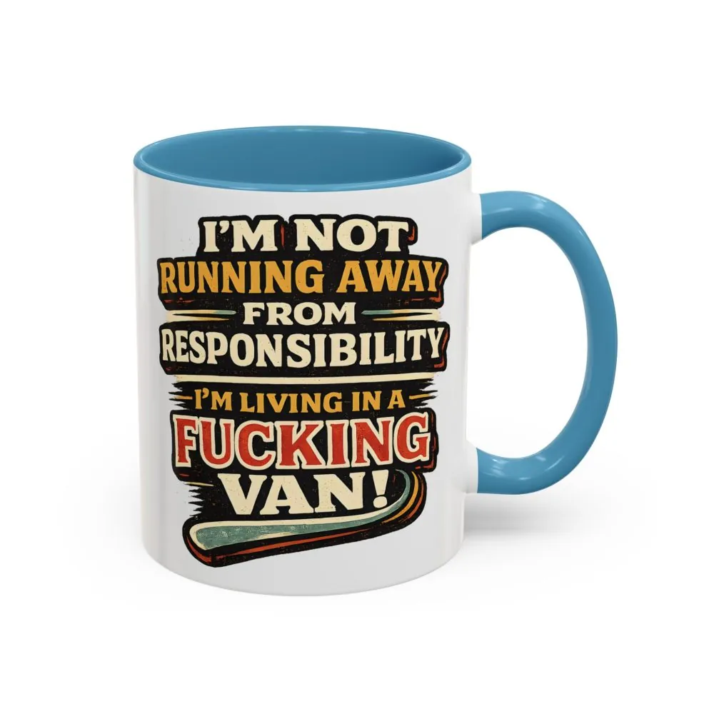 593983095176654644_2048.jpeg Accent Coffee Mug (11, 15oz) — "I`m Not running Away" Design F**K-Line