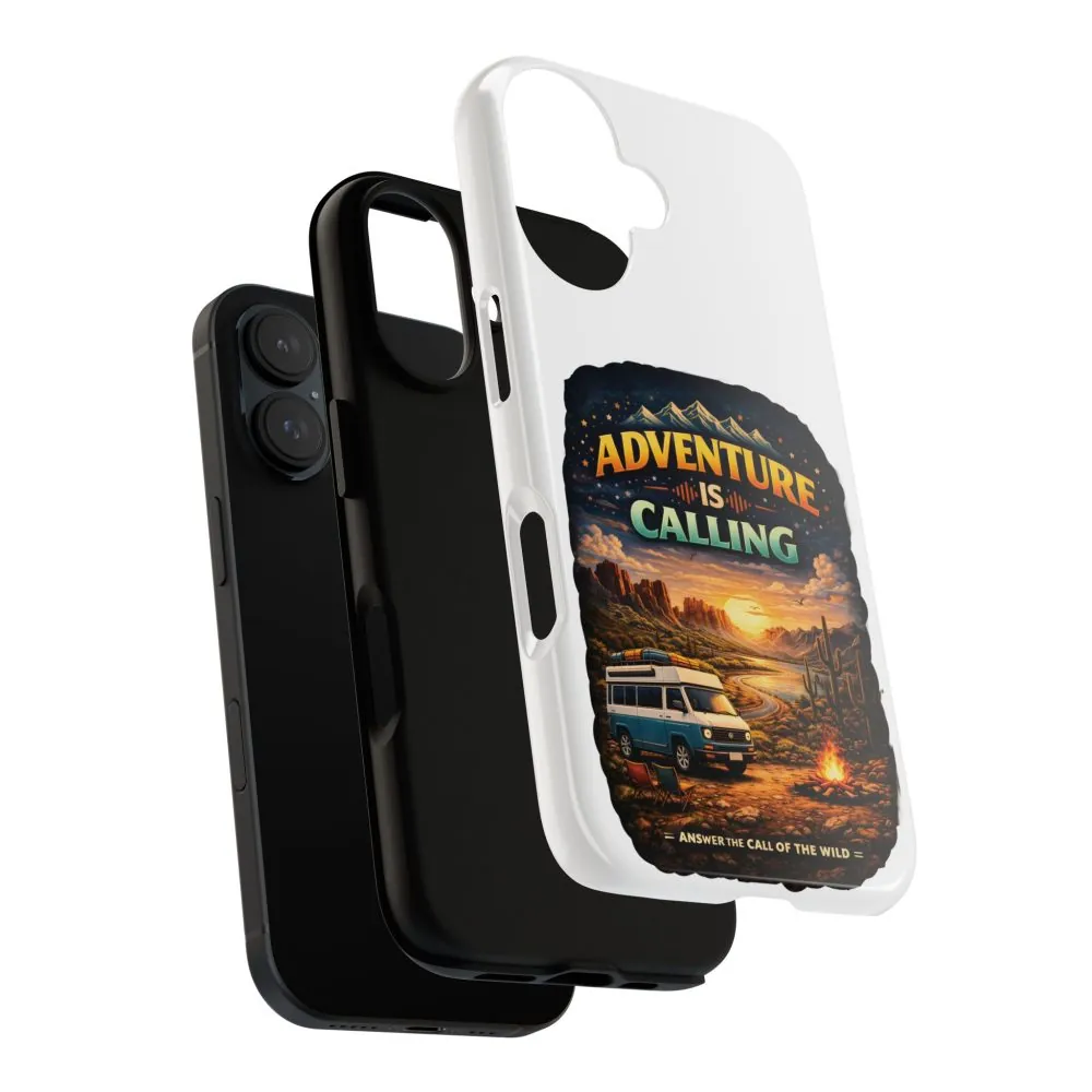 Phone Case — "Adventure Is Calling" (Design Scenic-Line)