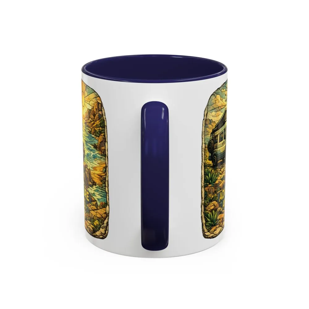 5962102688226934900_2048.jpeg Accent Coffee Mug (11, 15oz) — "Adventure Awaits" Design Cubic-Line