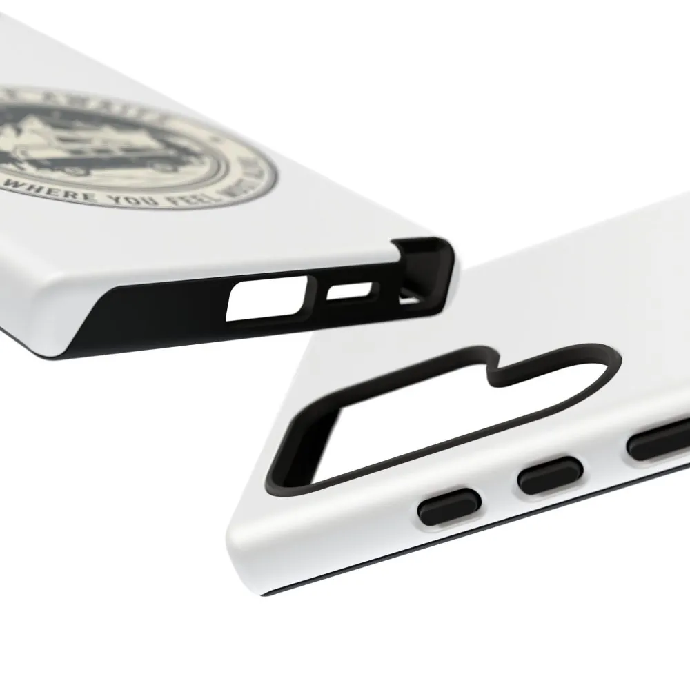 Phone Case — "Adventure Awaits-Go Where You Feel Most Alive" Camper Van Design