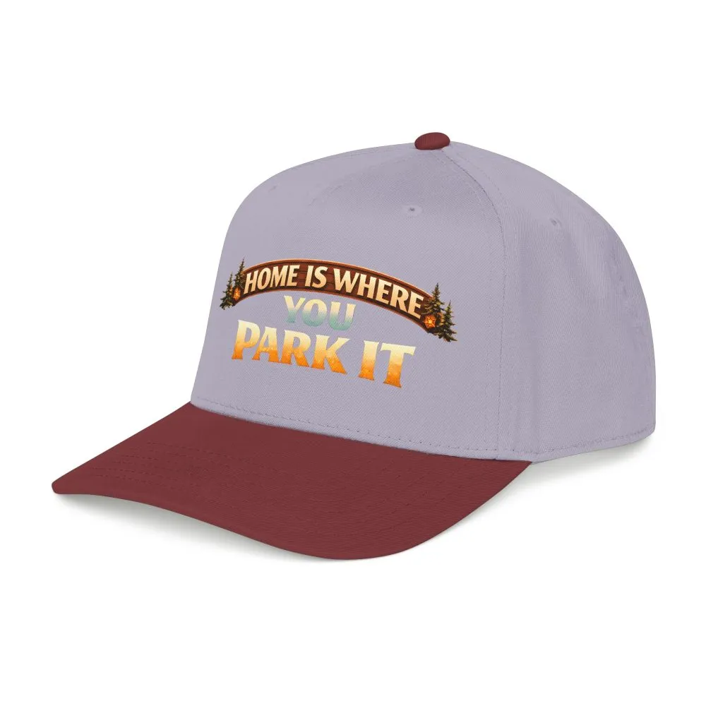 Baseball Cap - "Home Is Where You Park It" Design Scenic-Line