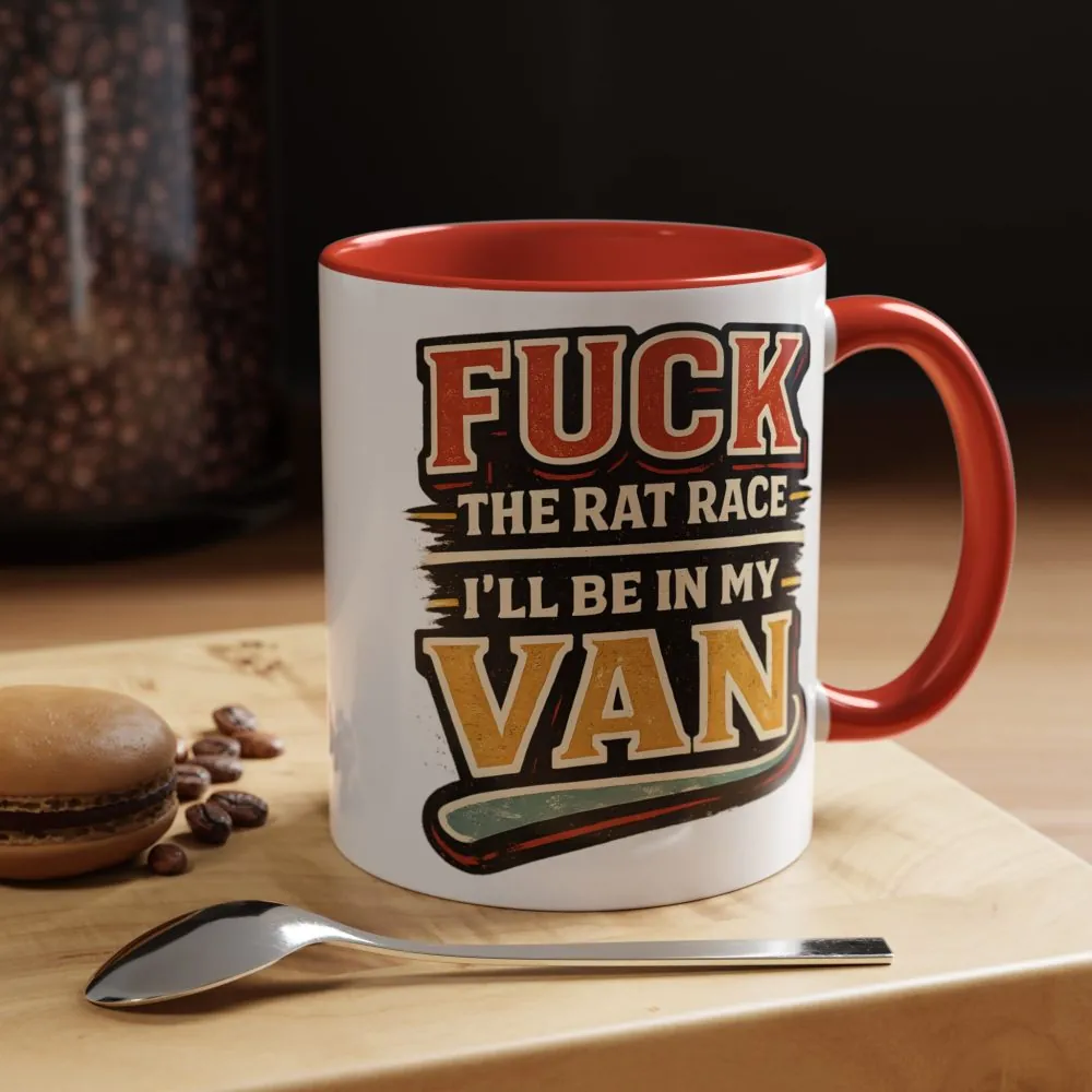 5993055997015770275_2048.jpeg Accent Coffee Mug (11, 15oz) — "Fuck The Rat Race" Design F**K-Line