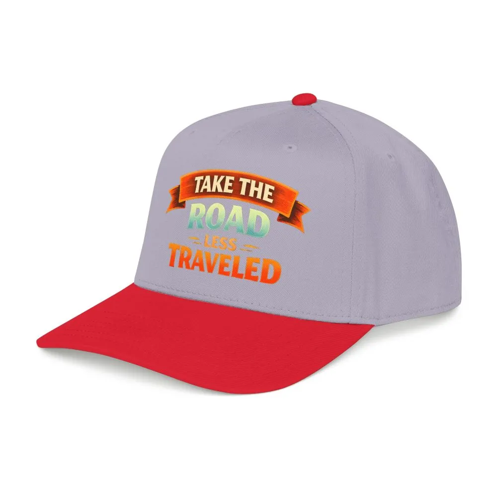 Baseball Cap - "Take The Road Less Traveled" Design Scenic-Line