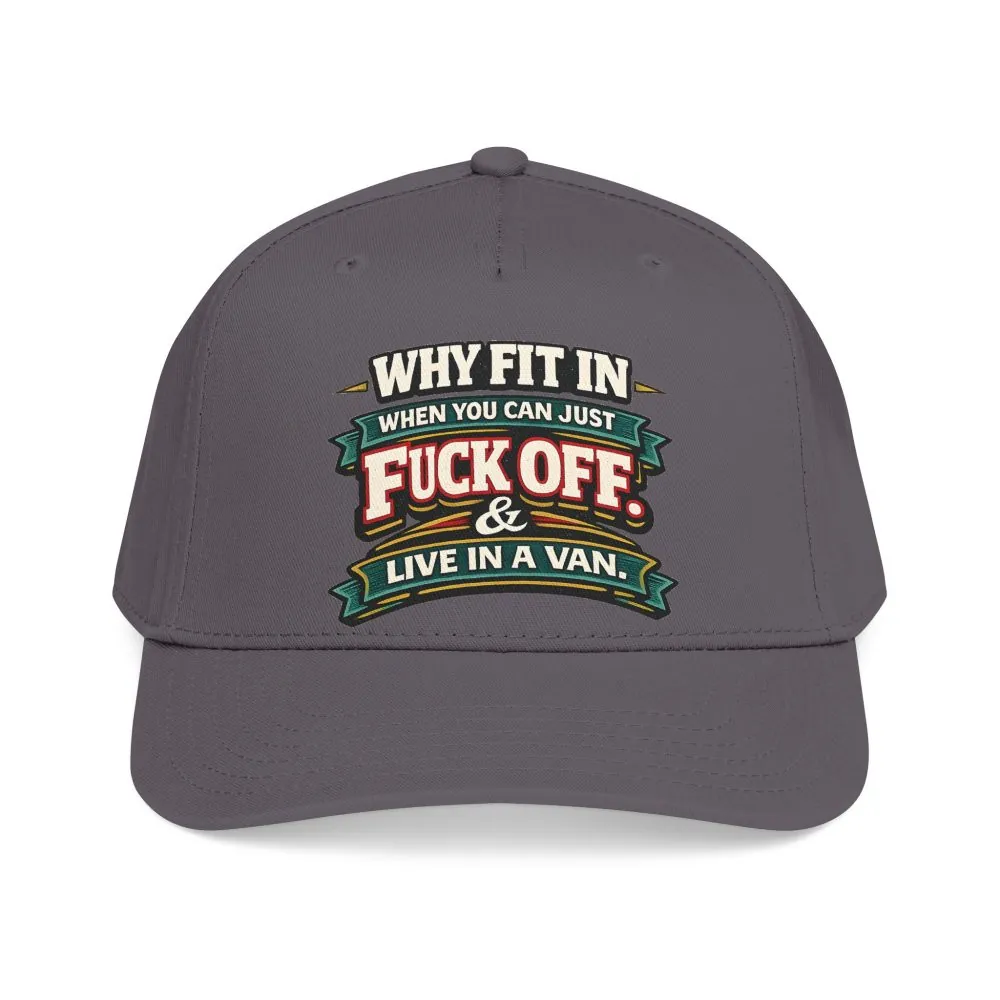 Baseball Cap - "Why Fit In" Design F**K-Line