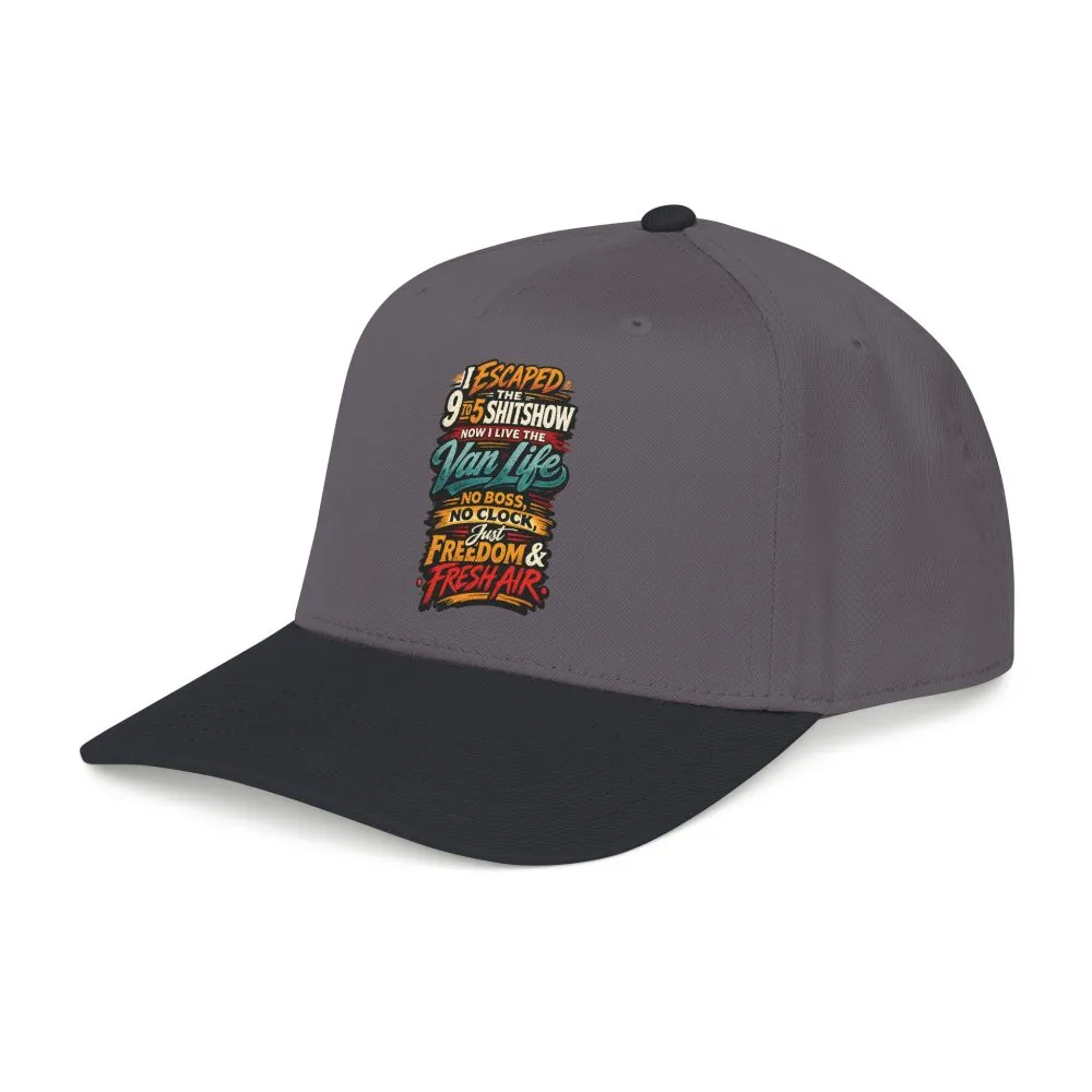 Baseball Cap - "I Escaped The 9 To 5" Design F**K-Line