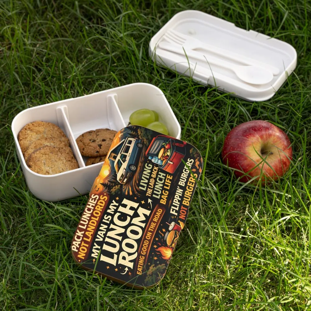 Adventure Camper Bento Box — 'My Van Is My Lunchroom' Camper Lunchbox