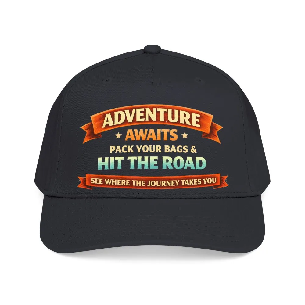 6060701411863609754_2048.jpeg Baseball Cap - "Adventure Awaits-Pack Your Bags" Design Scenic-Line