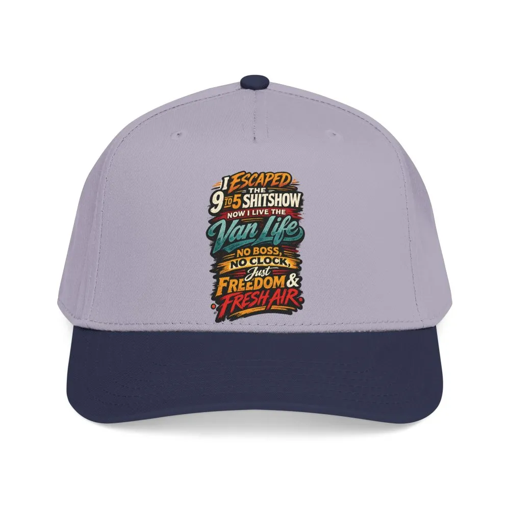 Baseball Cap - "I Escaped The 9 To 5" Design F**K-Line