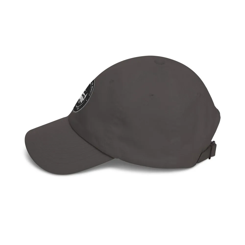 Dad Cap - "ROAD WHERE MADE FOR JOURNEYS-NOT DESTINATIONS" Vintage National Park Stamp Hat