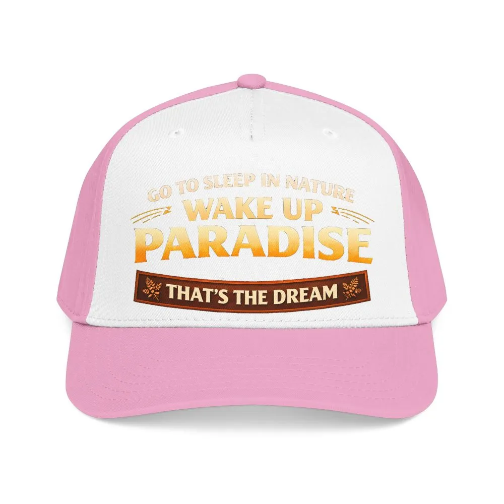 6097104741107642441_2048.jpeg Baseball Cap - "Go sleep Nature-Wake Up Paradise" Design Scenic-Line