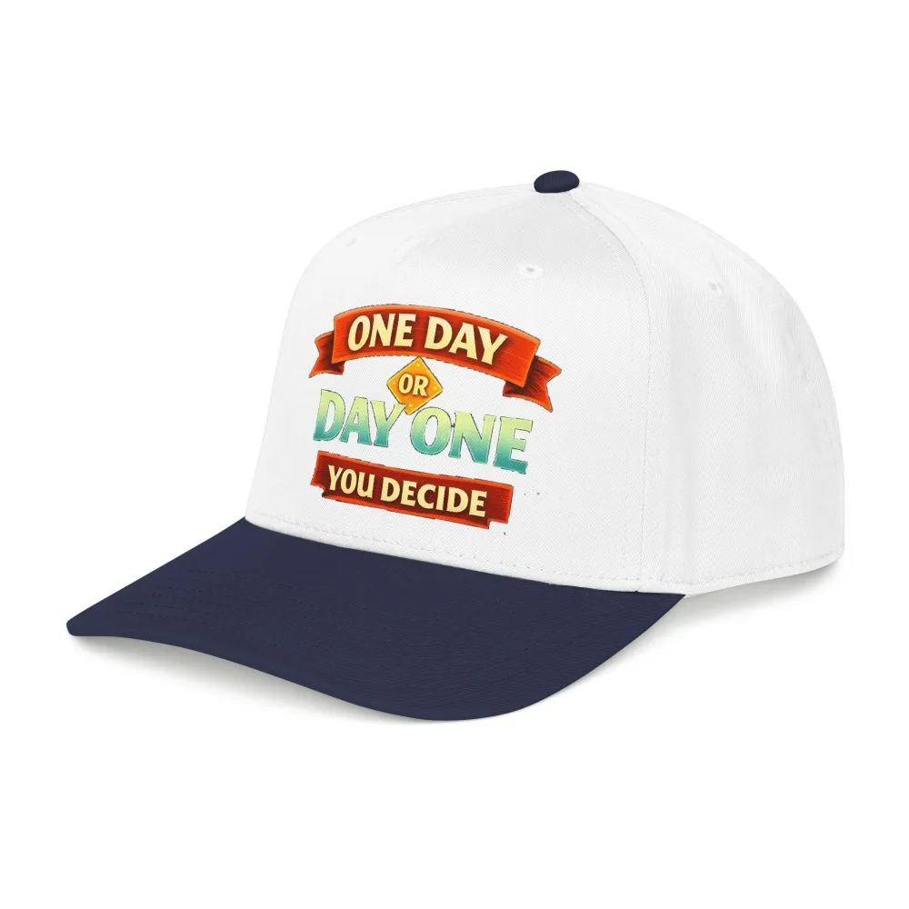 Baseball Cap - "One Day Or Day One" Design Scenic-Line