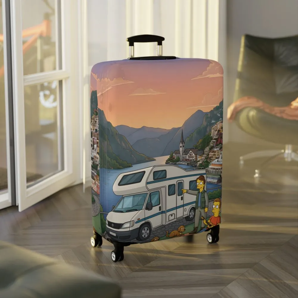 6108066449741562072_2048.jpeg Luggage Cover — Adventure Camper Sketch Travel Suitcase(Design Sitcom-Line)