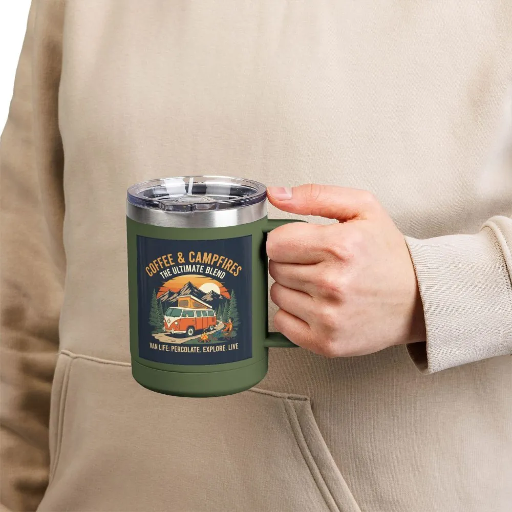 6108437848431824196_2048.jpeg Coffee Mug Tumbler, 15oz — “Coffee & Campfires: The Ultimate Blend”